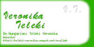 veronika teleki business card